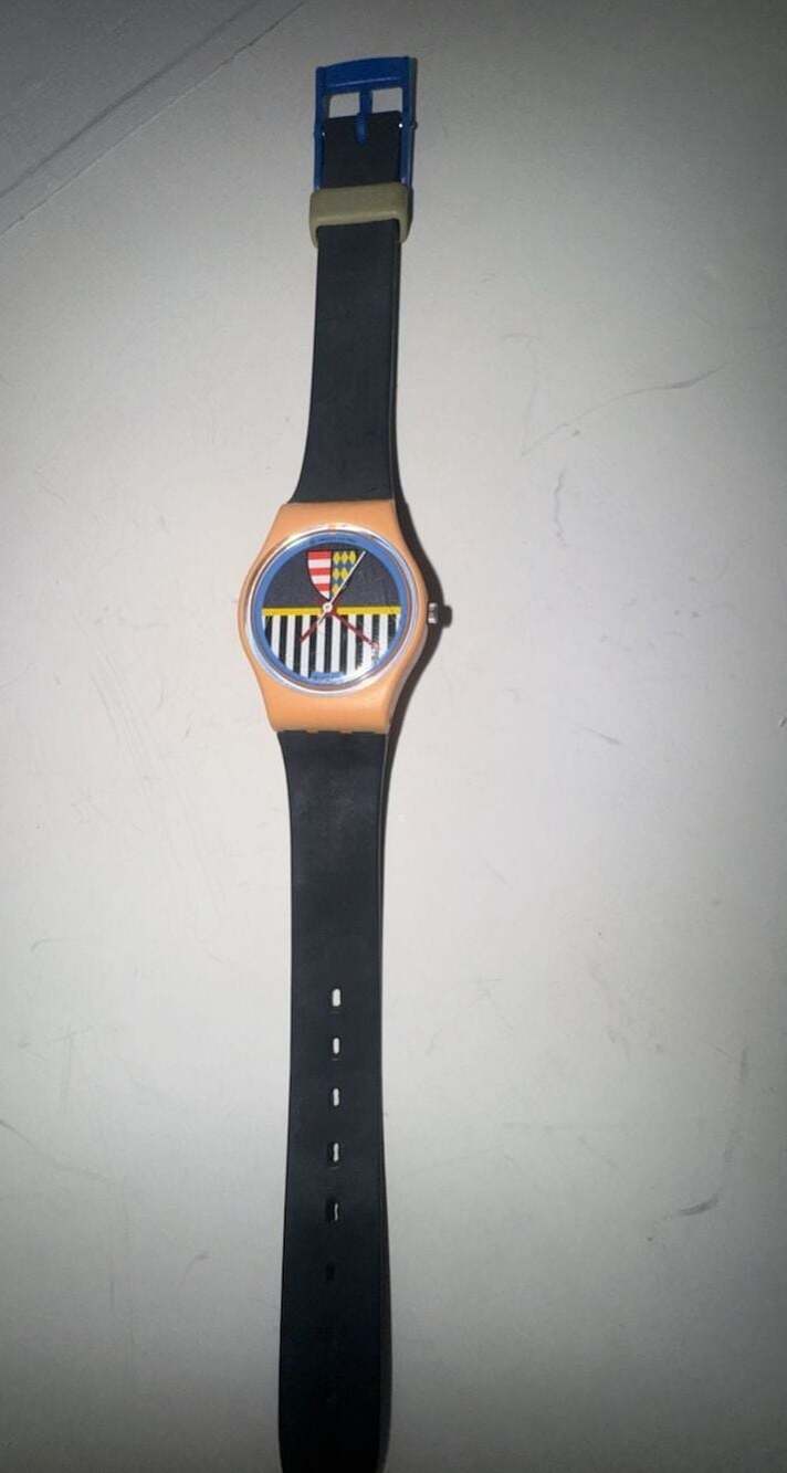 Vintage 1986 Swatch Lady Valkyrie LP101 Quartz Watch